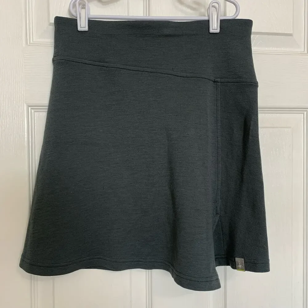 Smartwool Gray Merino Wool Blend Side Slit Pencil Skirt XS - Picture 2 of 9
